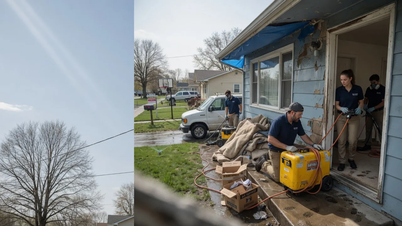 Basement Flood Cleanup in Flom, MN near me